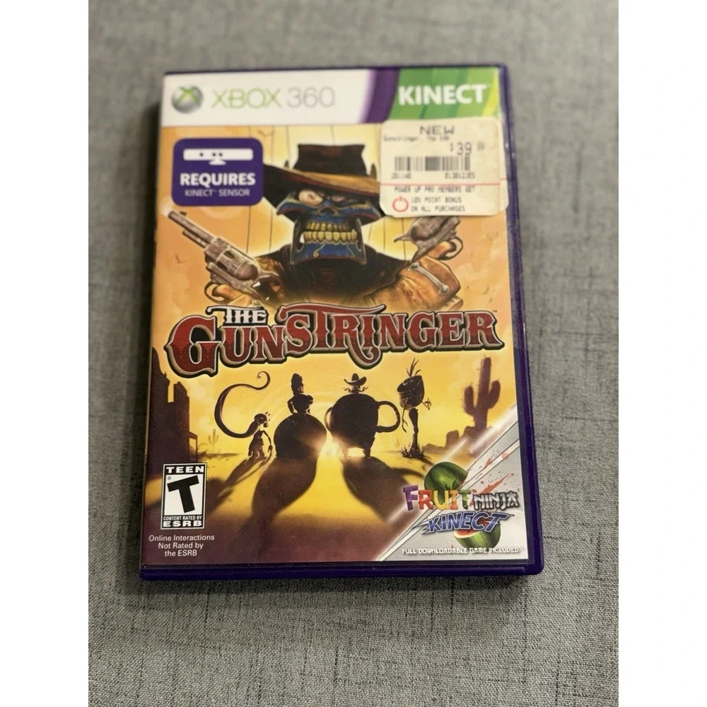 The Gunstringer - Microsoft Xbox 360 Kinect 2011 Rates Teen With manual